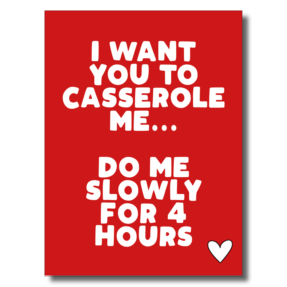 Casserole Me Valentine's Card #1 image